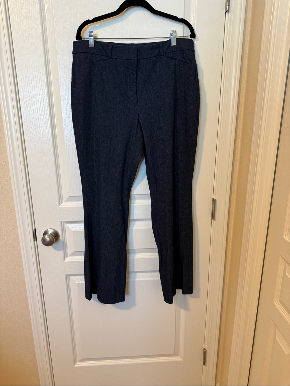 White House Black Market Women's Dark Blue Dress Trousers